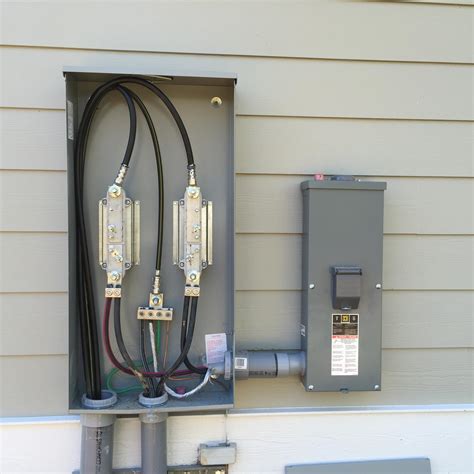 breaker box attached to electric meter|200 amp disconnect meter box.